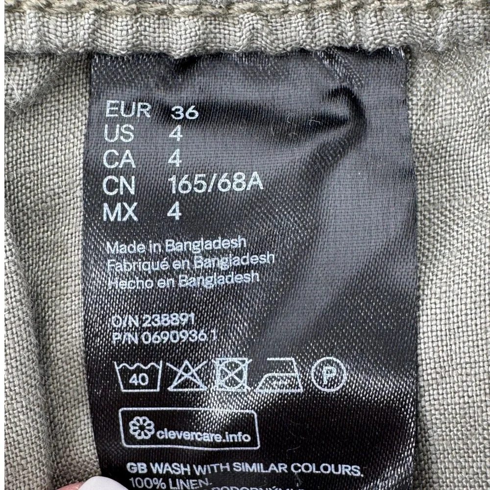 H&M linen drawstring